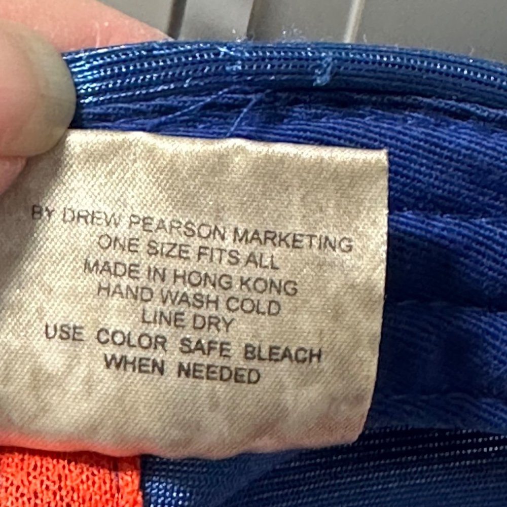 VTG Florida Gators Official Licensed Collegiate Blue Orange Hook & Loop Hat Cap - Picture 8 of 8
